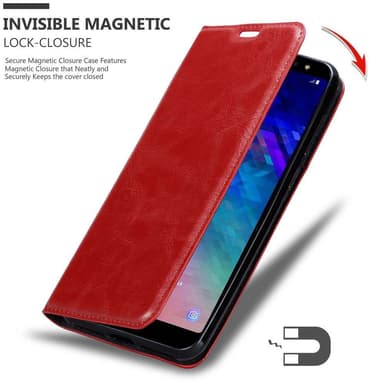 Samsung Galaxy A6 PLUS 2018 Skal Fodral Case (Röd)