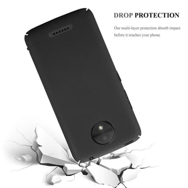 Motorola MOTO C PLUS Skal Fodral Case (Svart)