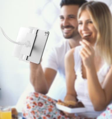 Flexibel svanhals tabletthållare mobiltelefonhållare