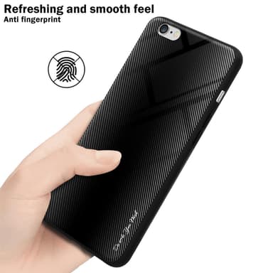 iPhone 6 / 6S Skal Fodral Case (Svart)