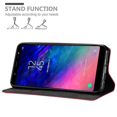 Samsung Galaxy A6 PLUS 2018 Skal Fodral Case (Röd)