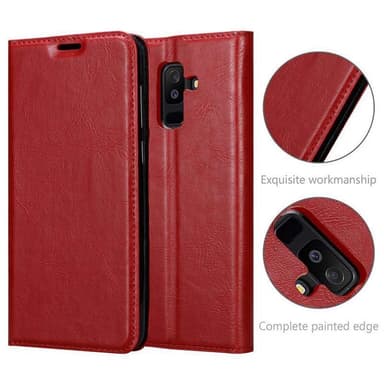 Samsung Galaxy A6 PLUS 2018 Skal Fodral Case (Röd)