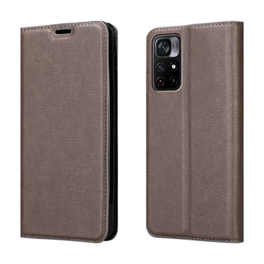 Xiaomi POCO M4 PRO 5G Skal Fodral Case (Brun)
