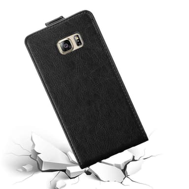 Samsung Galaxy S6 EDGE PLUS Flipfodral Skal (Svart)