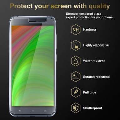 Asus ZenFone ZOOM S 3x Skyddsglas Skyddsfilm Skärmskydd