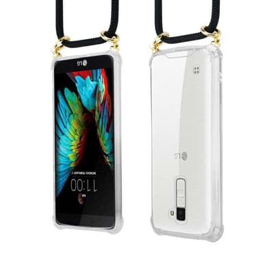 LG K10 2016 Skal Fodral Kedja (Svart)