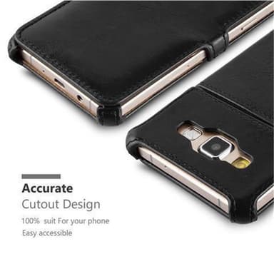 Skal Samsung Galaxy A3 2015 Plånboksfodral (Svart)