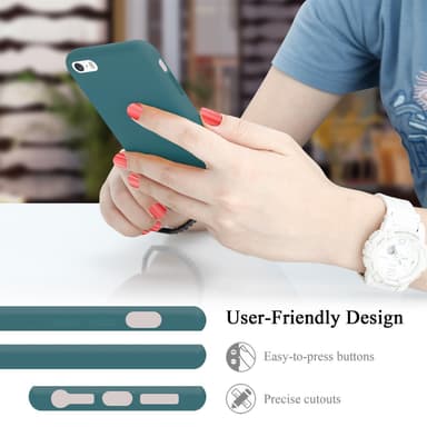 iPhone 5 / 5S / SE 2016 Skal Fodral Case (Grön)
