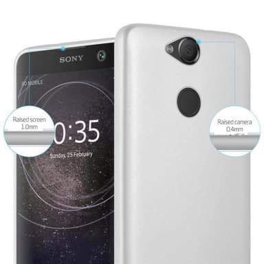 Skal Sony Xperia XA2 Fodral Case (Silver)