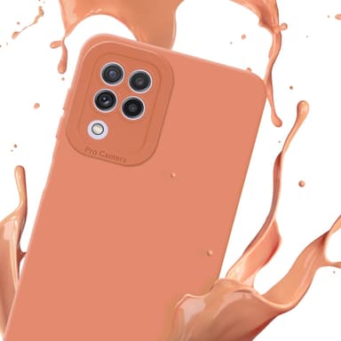 Samsung Galaxy A22 4G Skal Fodral Case (Orange)