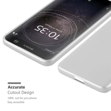 Skal Sony Xperia XA2 Fodral Case (Silver)