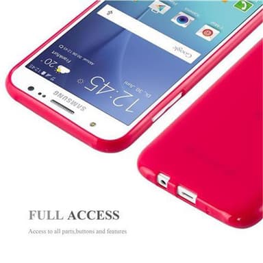 Samsung Galaxy J5 2015 Skal Fodral Case (Röd)