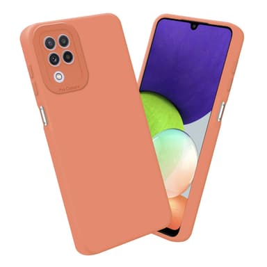Samsung Galaxy A22 4G Skal Fodral Case (Orange)