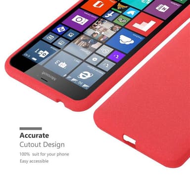 Skal Nokia Lumia 640 XL Fodral Case (Röd)