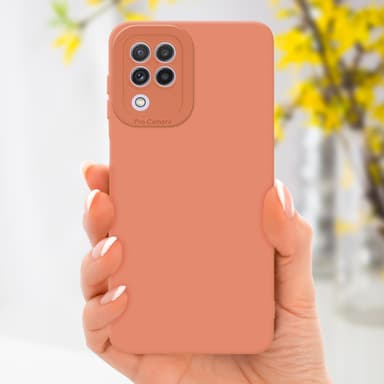 Samsung Galaxy A22 4G Skal Fodral Case (Orange)