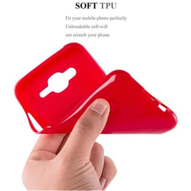 Samsung Galaxy J5 2015 Skal Fodral Case (Röd)