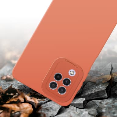 Samsung Galaxy A22 4G Skal Fodral Case (Orange)