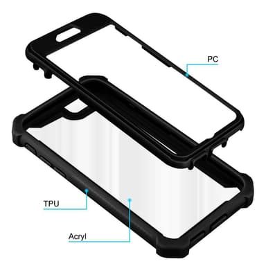 iPhone 6 / 6S Skal Fodral Case (Svart)