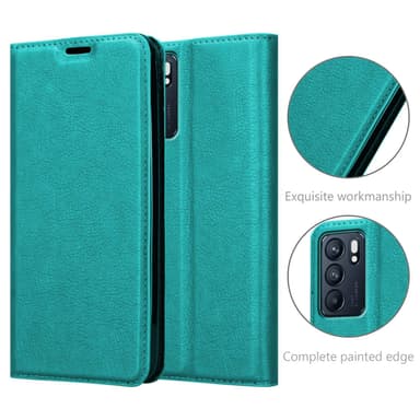 Oppo Reno6 5G Skal Fodral Case (Turkos)