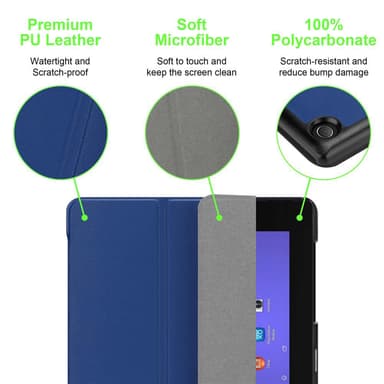 Sony Xperia Tablet Z2 (10.1 tum) Skal Fodral Case (Blå)