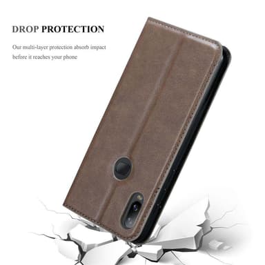 Samsung Galaxy A6s Skal Fodral Case (Brun)