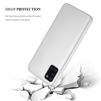 Skal Samsung Galaxy A31 Fodral Case (Silver)