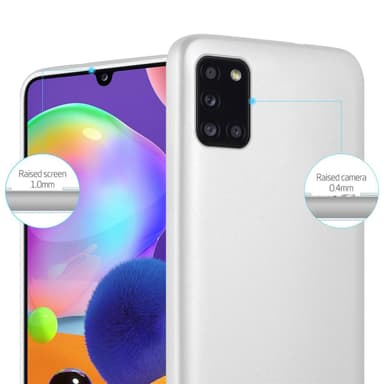 Skal Samsung Galaxy A31 Fodral Case (Silver)