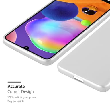 Skal Samsung Galaxy A31 Fodral Case (Silver)