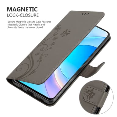 Honor 50 LITE Plånboksfodral Skal (Grå)
