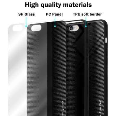 iPhone 6 / 6S Skal Fodral Case (Svart)