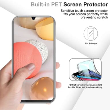 Skal Samsung Galaxy A42 4G Fodral Case (Genomskinlig)