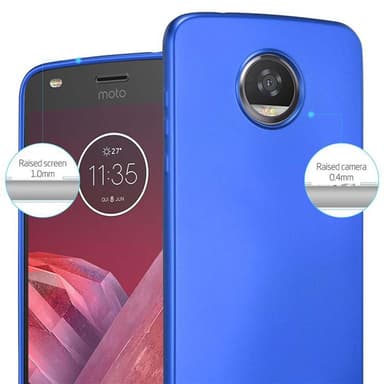 Skal Motorola MOTO Z2 PLAY / Z2 FORCE Fodral Case (Blå)