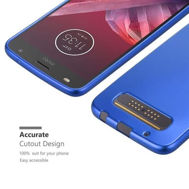 Skal Motorola MOTO Z2 PLAY / Z2 FORCE Fodral Case (Blå)