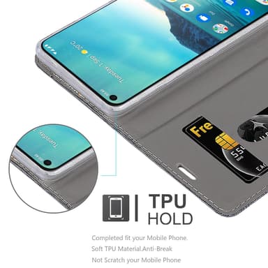 Nokia 5.3 Plånboksfodral Skal (Grå)