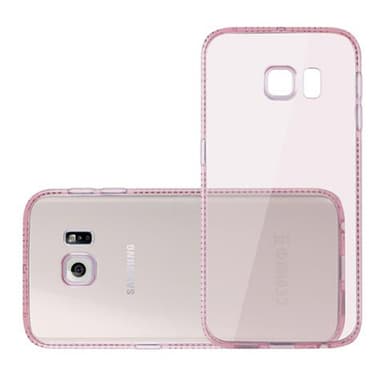 Samsung Galaxy S6 EDGE Skal Fodral Case (Rosa)
