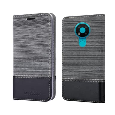 Nokia 5.3 Plånboksfodral Skal (Grå)