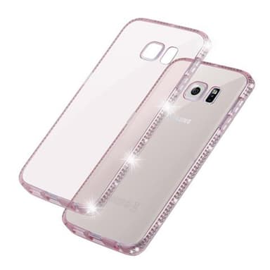 Samsung Galaxy S6 EDGE Skal Fodral Case (Rosa)