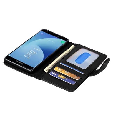 Samsung Galaxy J5 2017 Plånboksfodral Skal (Svart)