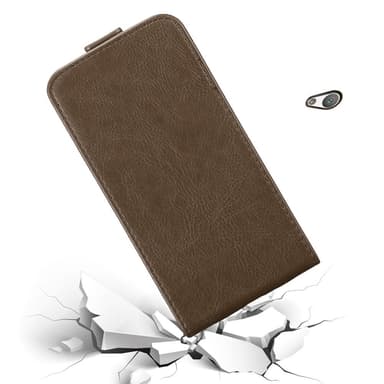 Sony Xperia E5 Flipfodral Skal (Brun)