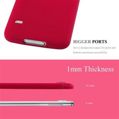 Skal Samsung Galaxy S5 / S5 NEO Fodral Case (Röd)