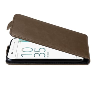 Sony Xperia E5 Flipfodral Skal (Brun)