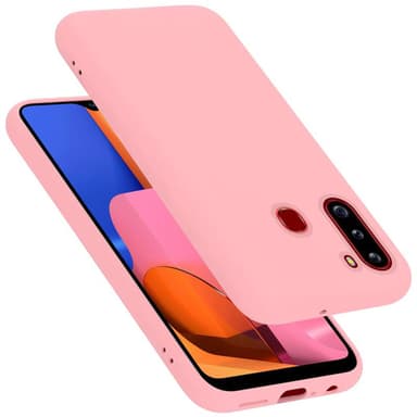 Samsung Galaxy A21 Skal Fodral Case (Rosa)