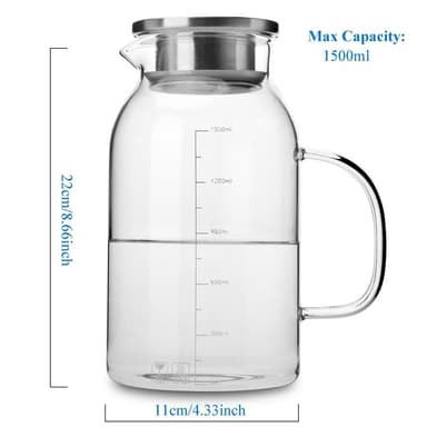 Karaff Kanna Tekanna med filter 1.8 l