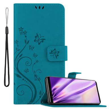 Sony Xperia 5 Plånboksfodral Skal (Blå)