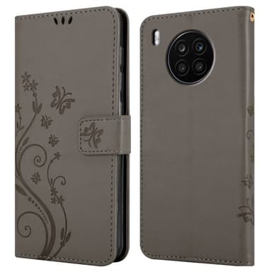 Honor 50 LITE Plånboksfodral Skal (Grå)