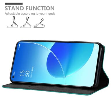 Oppo Reno6 5G Skal Fodral Case (Turkos)