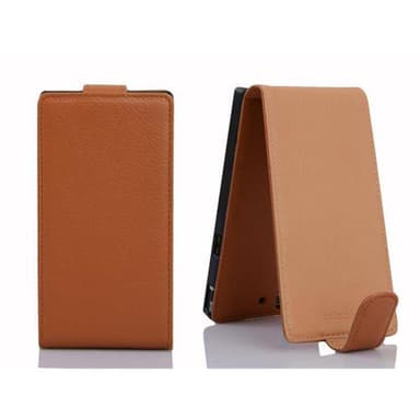 Huawei ASCEND P7 Flipfodral Skal (Brun)