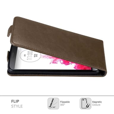 LG G3 Flipfodral Skal (Brun)