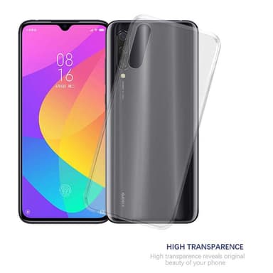 Xiaomi Mi CC9 Skal Fodral Case (Transparent)