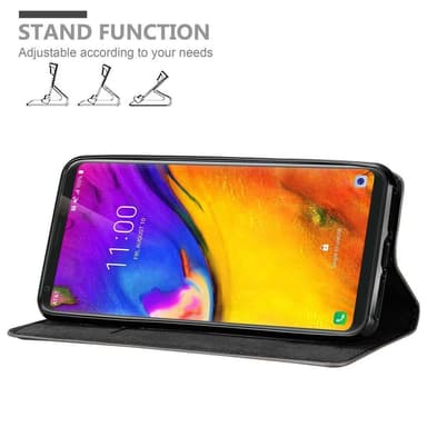 LG V35 Skal Fodral Case (Brun)